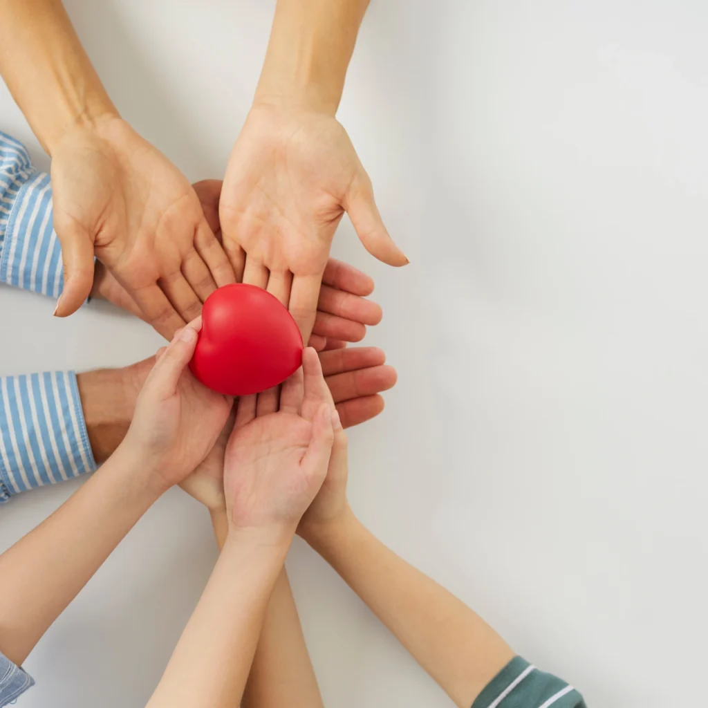 Hands Holding a Heart